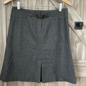 The limited wool gray skirt a line size 4